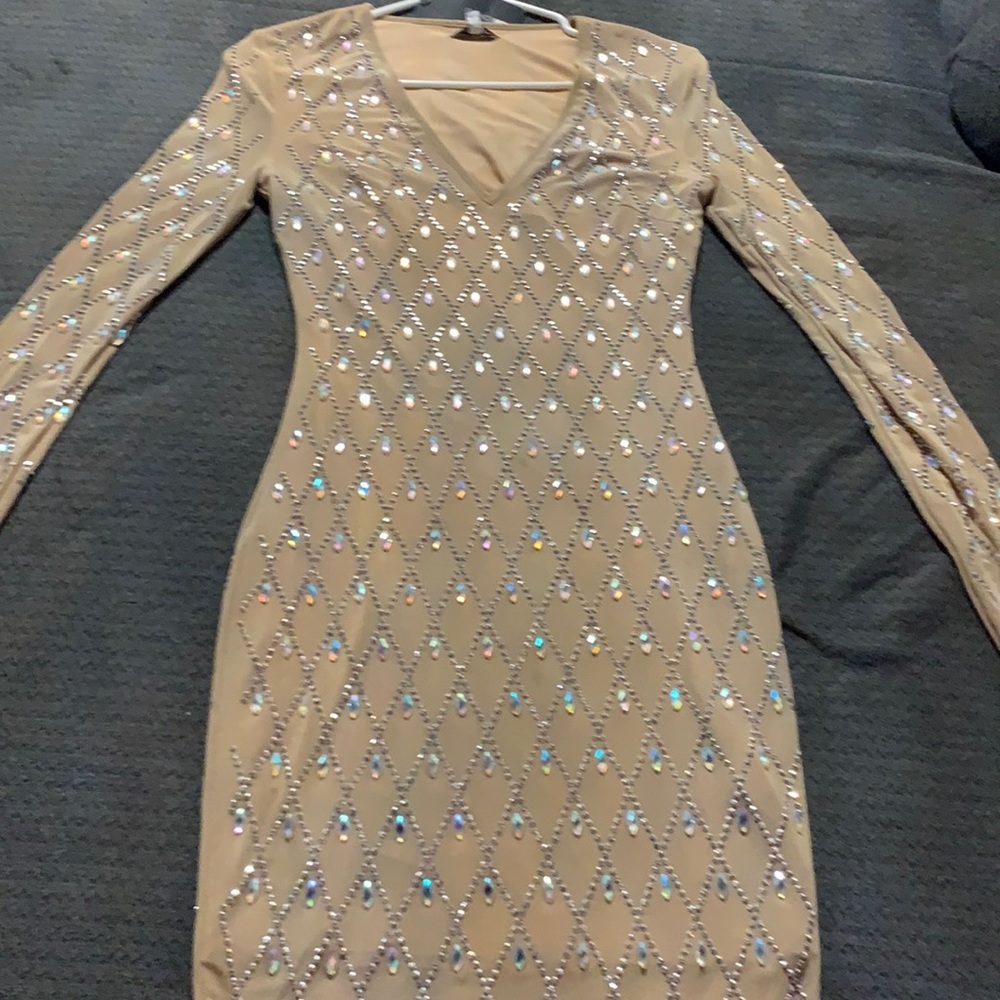 Elegant rhimestone dress